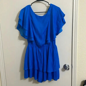 NWT Do+Be Ruffle Tie Back Dress